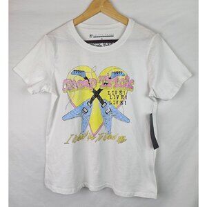 Cheap Trick Womens Shirt Size Large White I Want You To Want Me Band T-Shirt Top